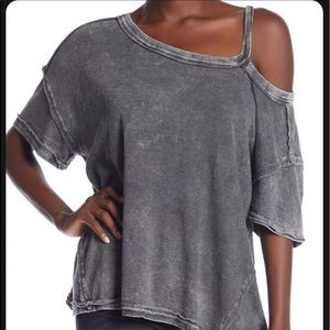 Free People | Alex split shoulder tee